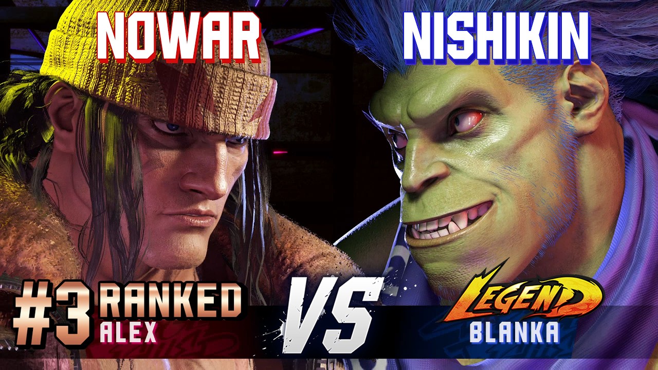 SF6 ▰ NOWAR (#3 Ranked Alex) vs NISHIKIN (Blanka) ▰ High Level Gameplay