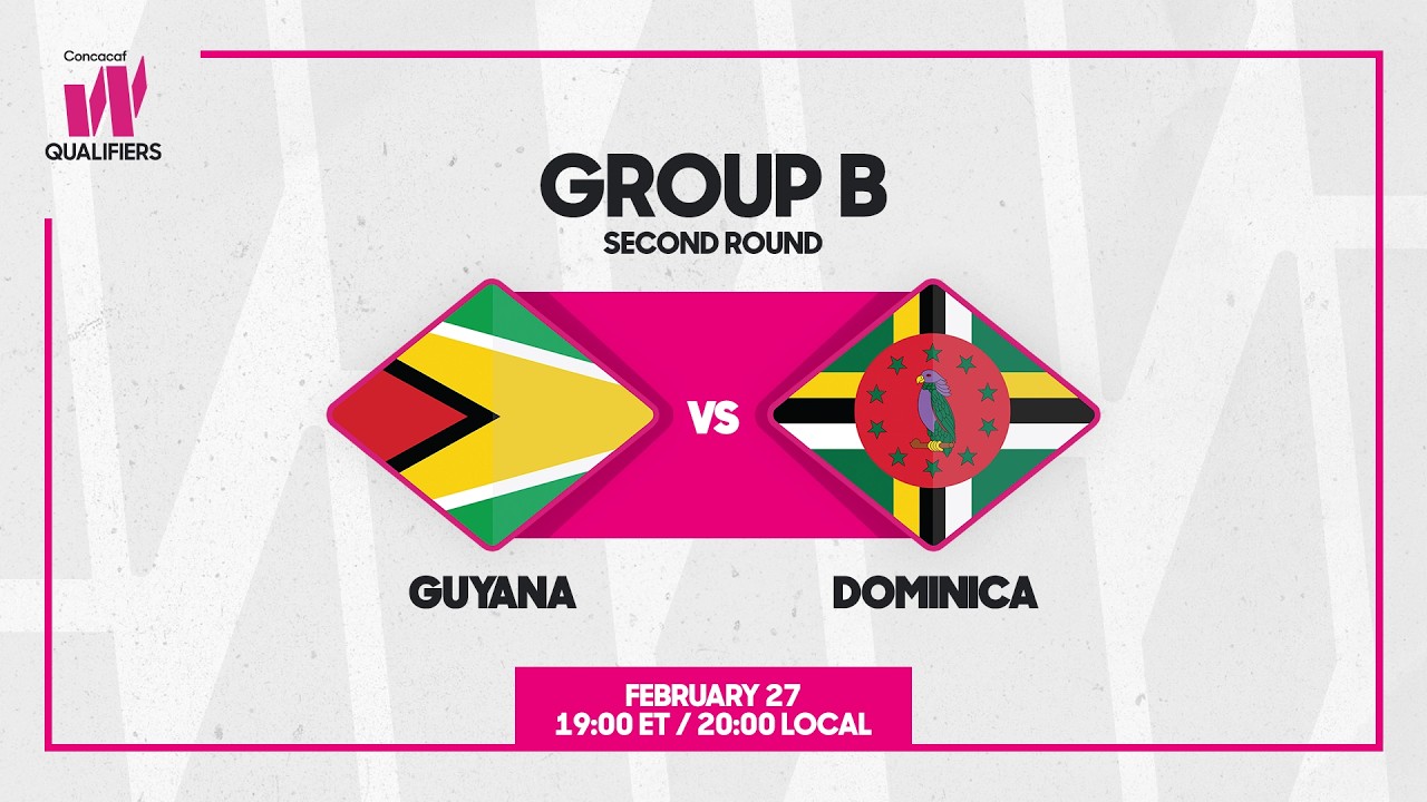 Guyana vs Dominica | 2025/26 Concacaf W Qualifiers