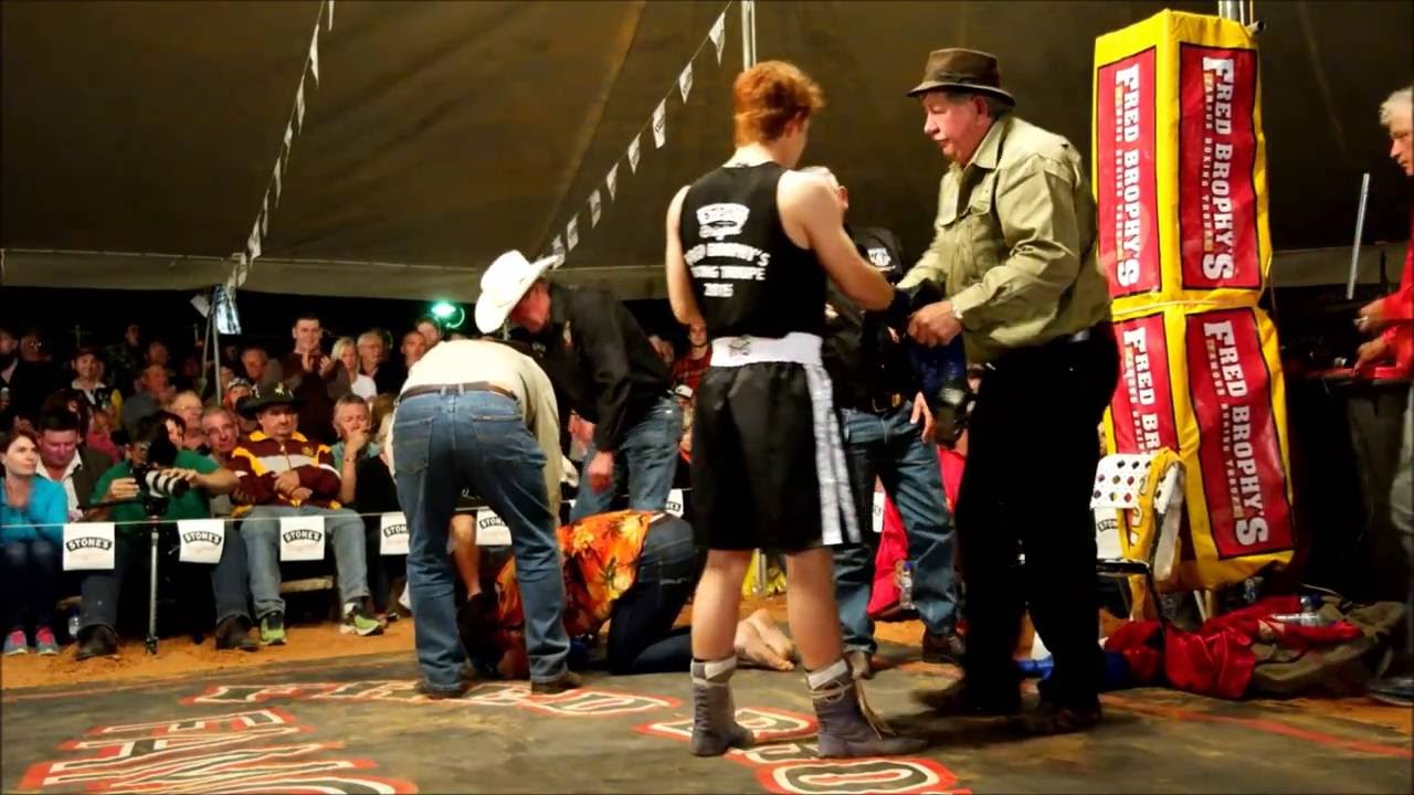 Matt Grant - 2nd round tko - Outback Fight Club - Birdsville 2015