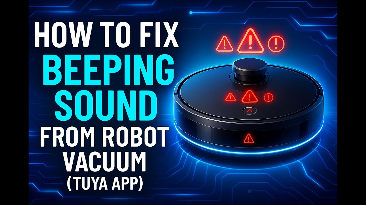 How to Fix Beeping Sound From Robot Vacuum (Tuya App) 🤖🔧