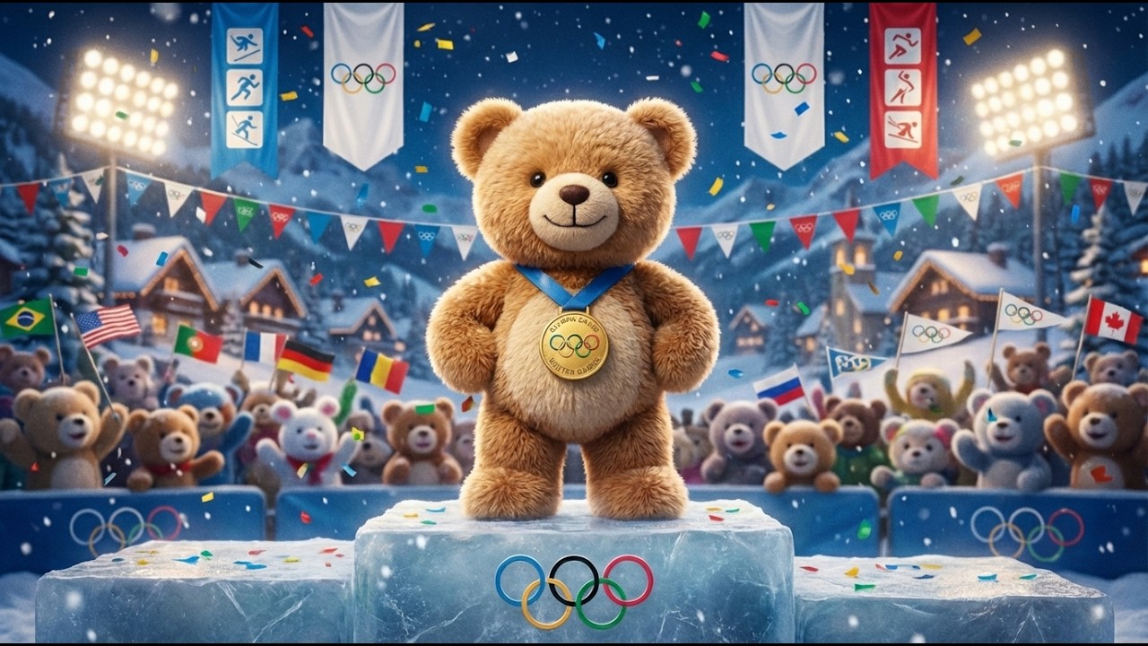 Winter Plush Olympics & Closing Ceremony ❄️🧸 | Cozy and Calming Ambience