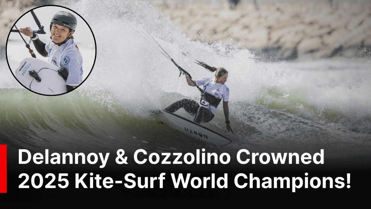 MUST WATCH: France&rsquo;s Capucine Delannoy Wins Women&rsquo;s 2025 Kite-Surf World Championship | AD1Z