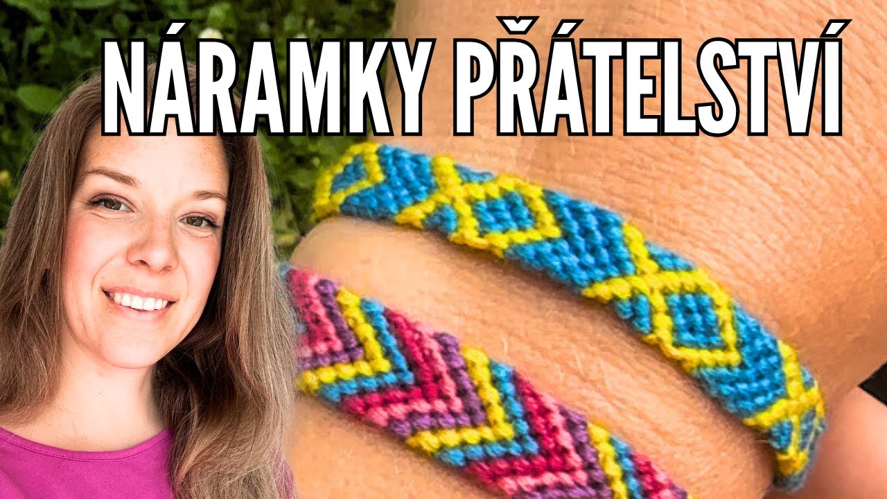 NÁVOD NA DRHANÝ NÁRAMEK – VZOR ŠIPKY A RYBIČKY | FRIENDSHIP BRACELET TUTORIAL 🎀 Srdce z jeřabin