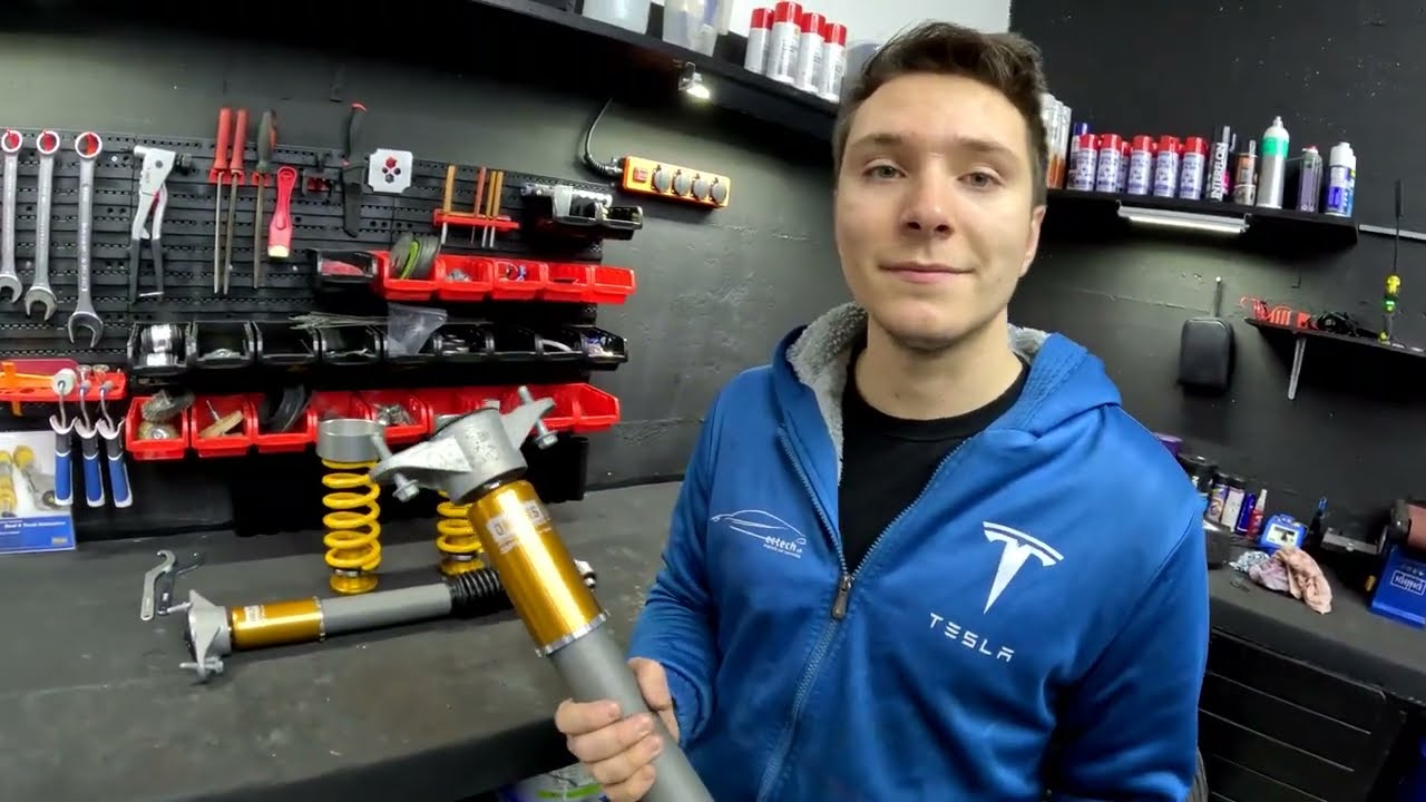 Öhlins Racing "TESLA" Spezial Gewindefahrwerk - neu für Tesla Model 3 und Y erhältlich bei ectech.ch