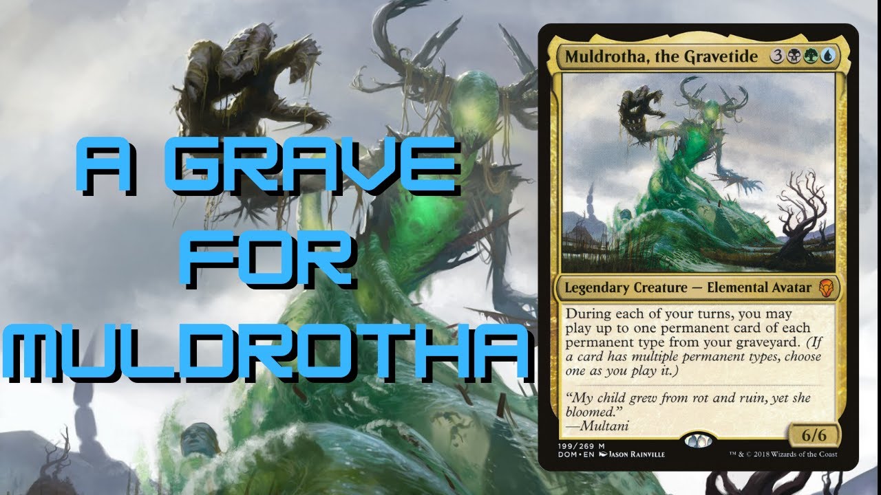 What are the best EDH cards for Muldrotha, the Gravetide? Graveyard Commander 26/30
