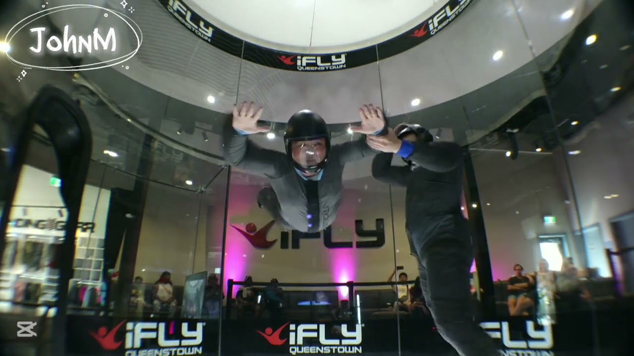 iFly Indoor Skydiving Queenstown New Zealand - Raw Video (Pinoy in New Zealand)