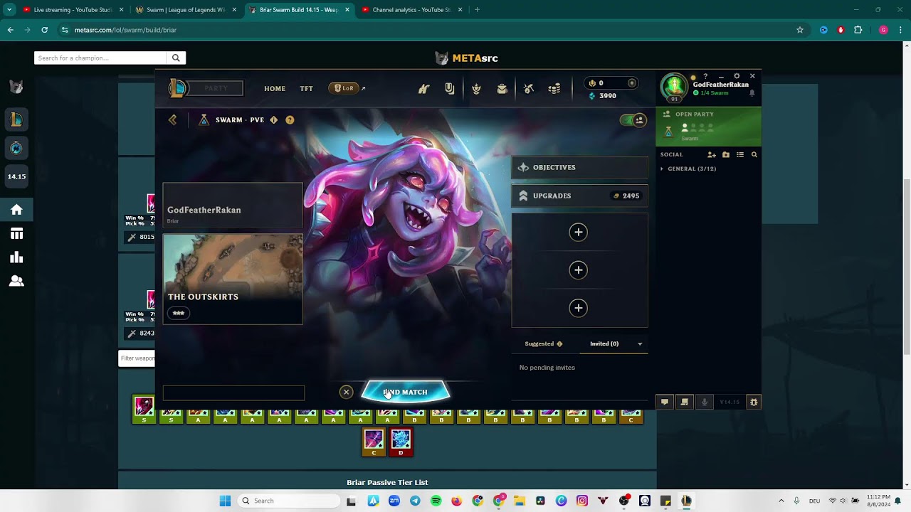 Creating The Perfect Gold Farm Build in League of Legends Swarm Guide