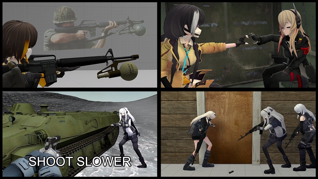 Bowling Ball Launcher | Girls Frontline animation