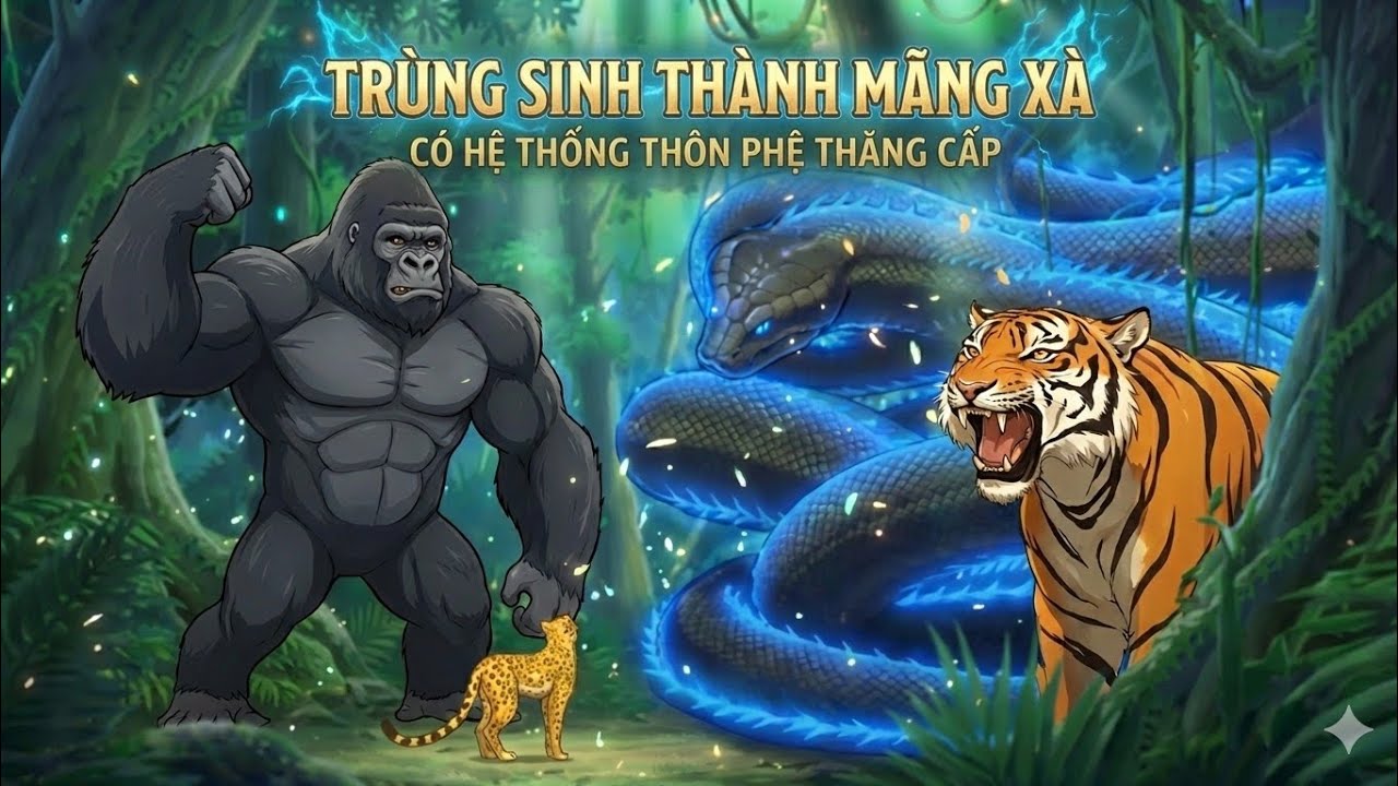 Tóm tắt truyện: Trùng Sinh Thành Mãng Xà Có Hệ Thống Thôn Phệ Thăng Cấp 