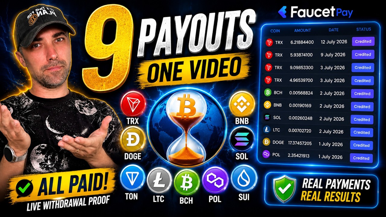9 Crypto Faucets Paid Me at Once! Which One Is The Best?