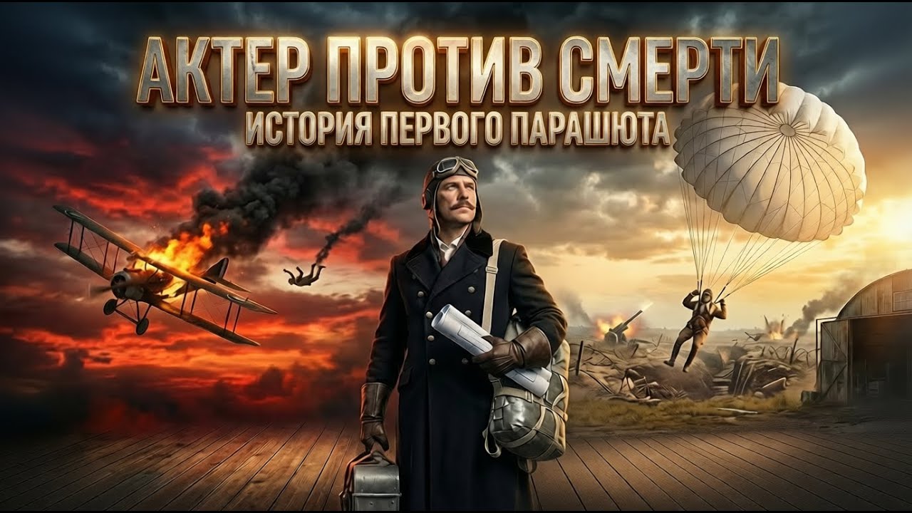 АКТЕР, ПОДАРИВШИЙ КРЫЛЬЯ: История изобретения парашюта (Глеб Котельников) 🪂 | Премьера клипа