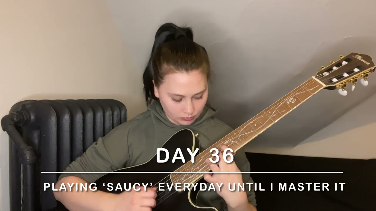Playing ‘Saucy’ by Polyphia Everyday until I Master it (Day 36)