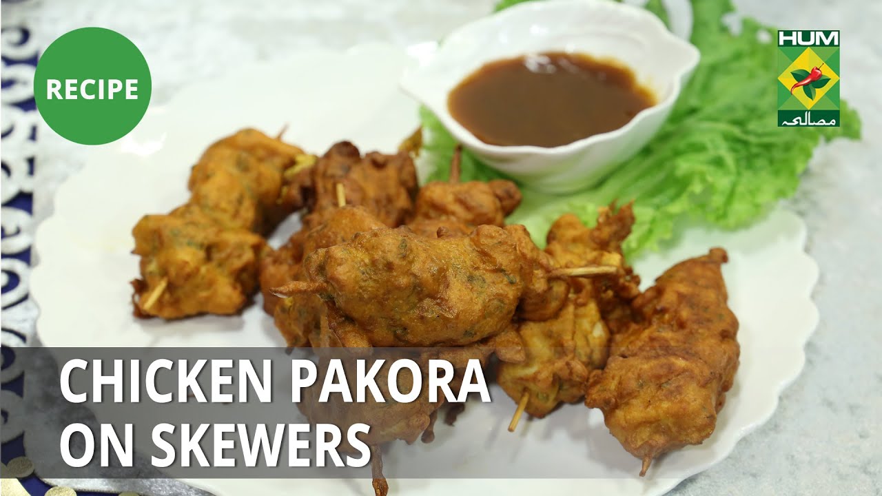 Chicken Pakora on Skewers Recipe | Masala Mornings |  Shireen Anwar | Desi Food
