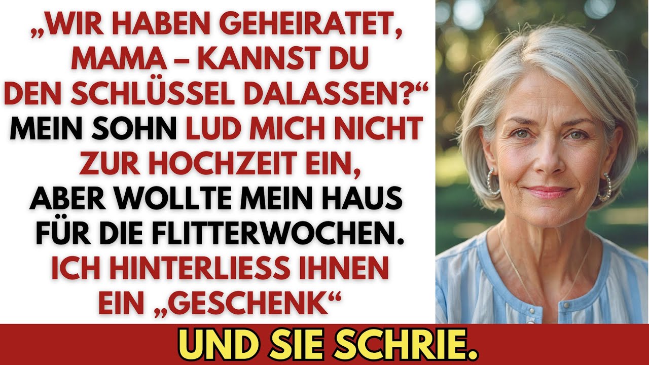 „Wir wollen unsere Flitterwochen in deinem Haus verbringen“, sagte mein Sohn – ohne Einladung.
