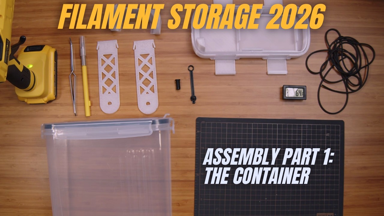 Filament Storage 2026 Assembly Guide Part 1: The Container