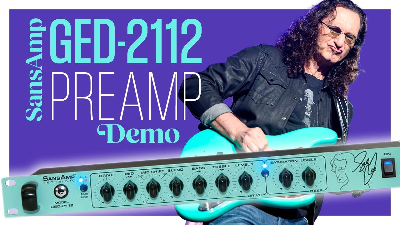 SansAmp GED 2112 Geddy Lee Signature Preamp Demo