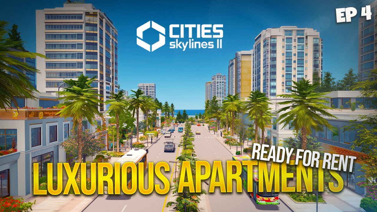 I Built the ULTIMATE Park Surrounded Apartments in Cities Skylines 2