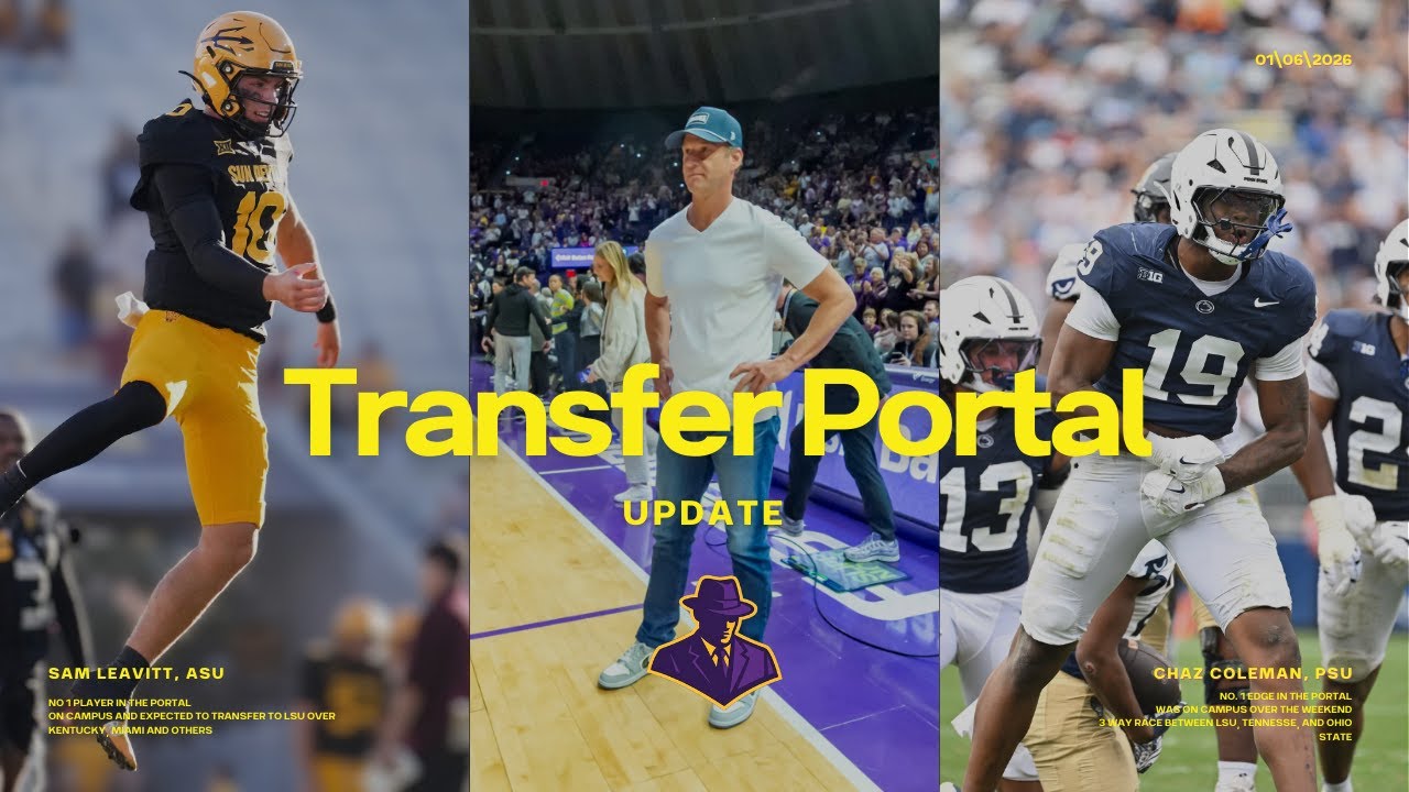 Portal Update 1/6 | Sam Leavitt & Demond Williams? | Lacy Stays at Ole Miss| Live Listener Call Ins