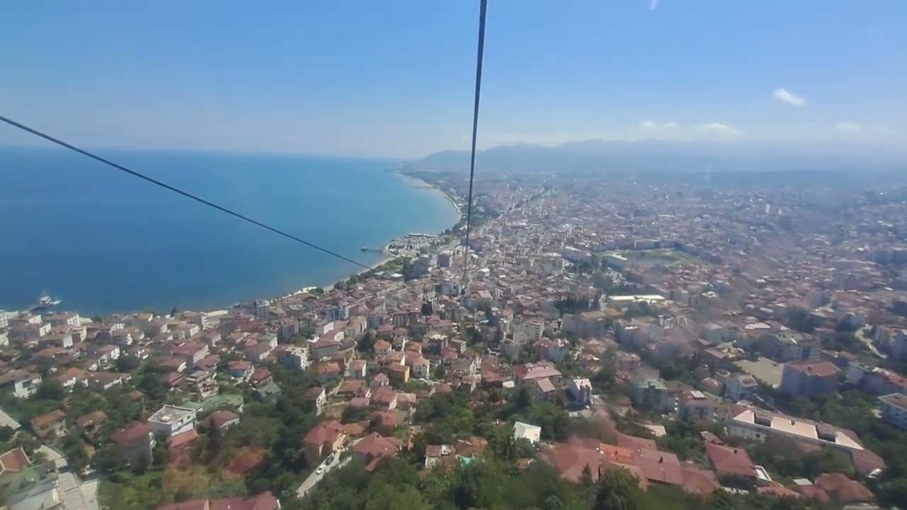 Ordu Boztepe'den Teleferikle iniş