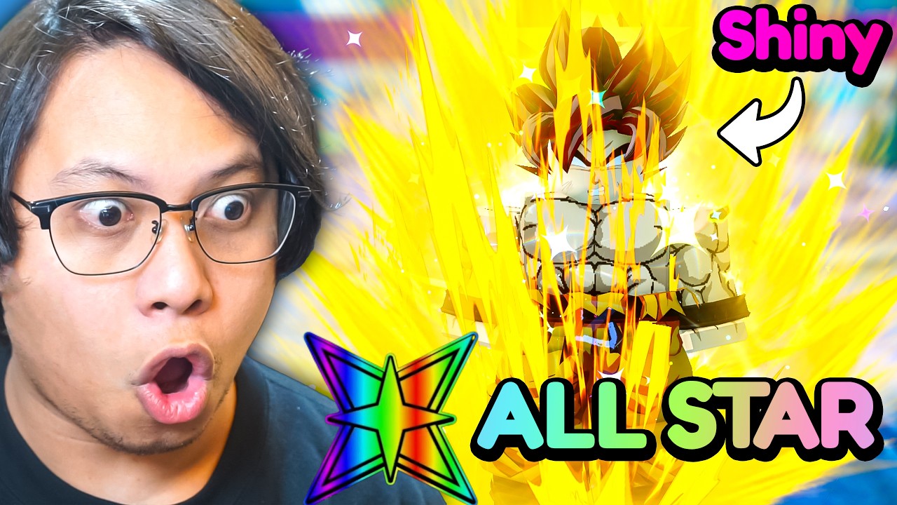Getting SHINY ALL STAR GOKU Max Stats in All Star Tower Defense X (ASTDX)
