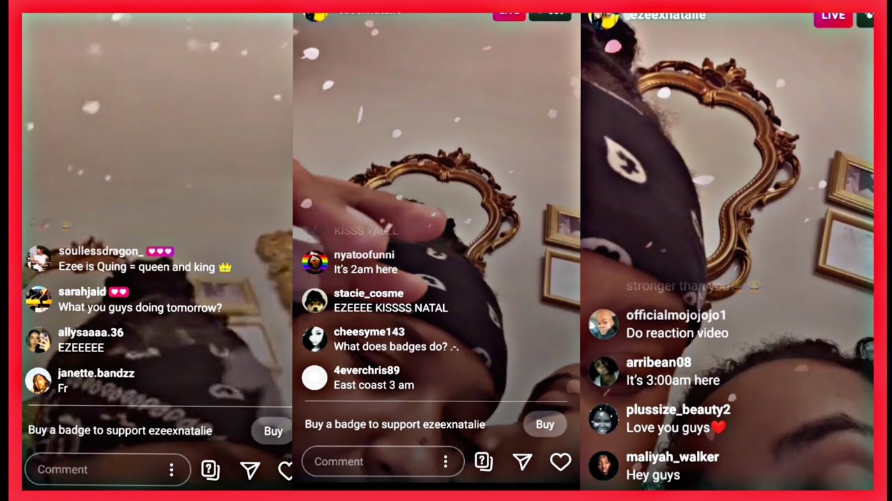 EZEE X NATALIE GET FREAKY ON  INSTAGRAM LIVE ( Who Is The Prank Queen)!?