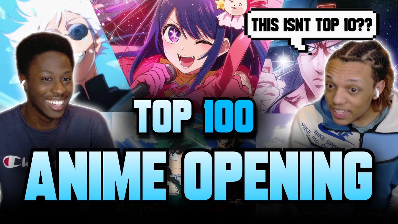 Reacting to the TOP 100 Most Popular Anime Openings of ALL TIME!!!