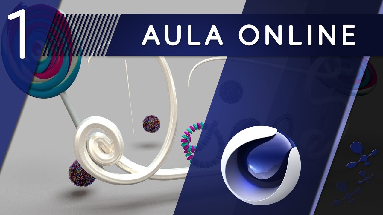 Curso Cinema 4D On-line -  Aula 01
