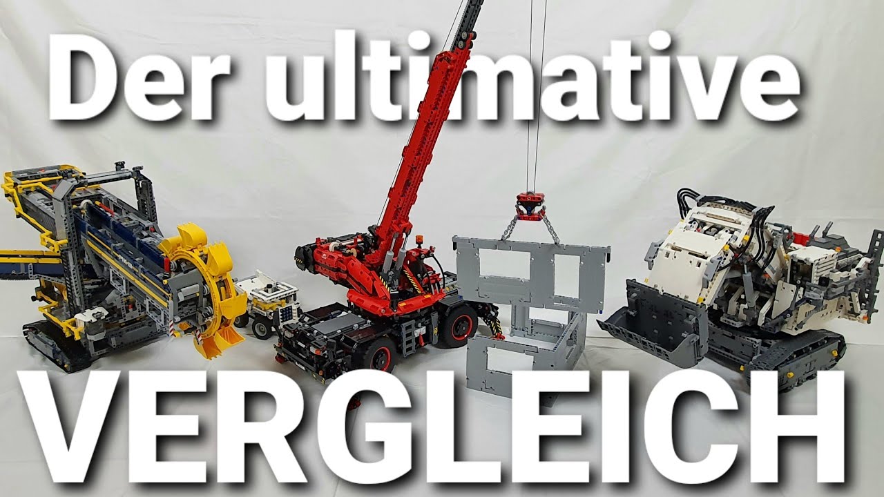 Alle 4000-Teile-LEGO®-TECHNIC-Sets auf einen Blick! // LEGO® 42055 vs 42082 vs 42100 [NEU]