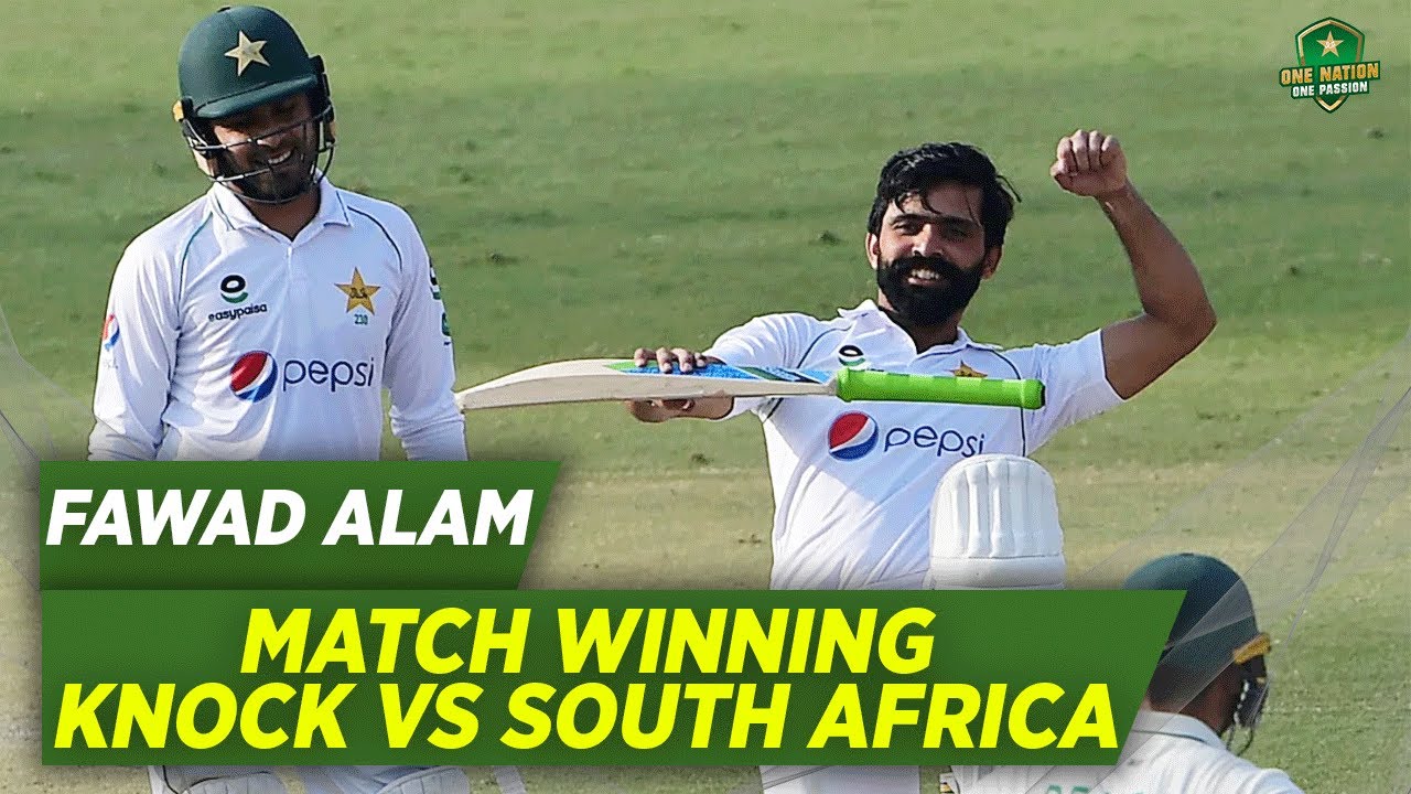 Fawad Alam Raises The Bat With Match Winning Century Against South Africa in 1st Test