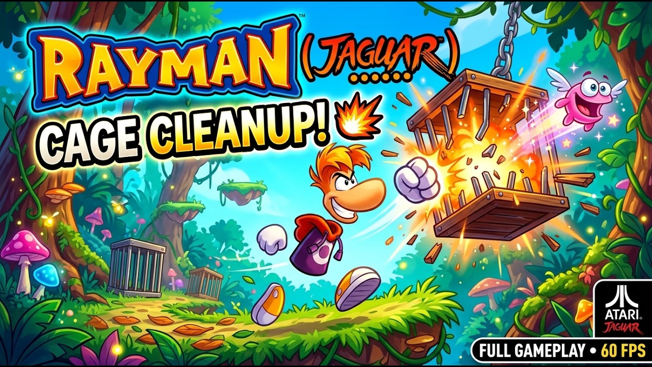 Rayman (Jaguar) - Cage Cleanup