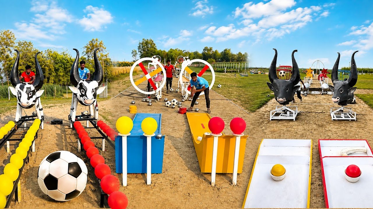 Impossible Football & Balloon Challenge 💥 | Crazy Outdoor Games Competition 🔥