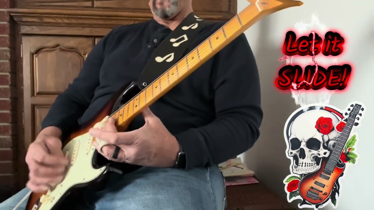 USA Fender Strat Rock Solo Jam