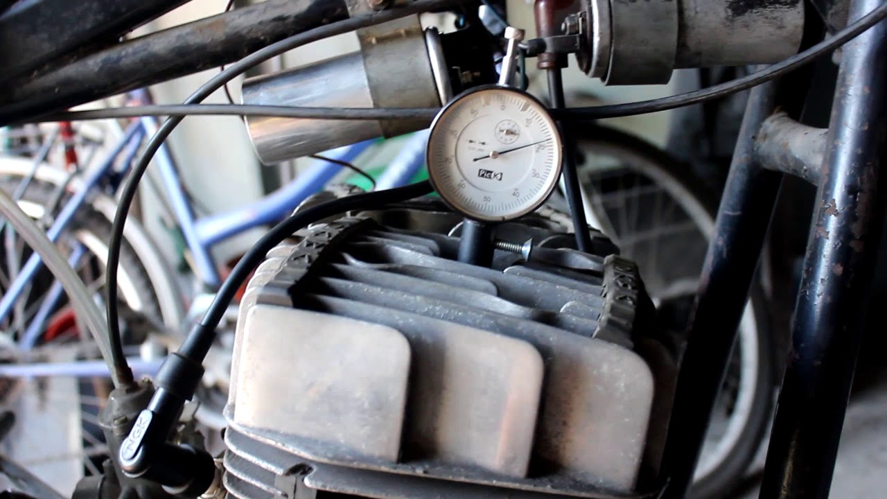 Jawa 350 Twin Sport - Odbudowa cz. 7 Ustawianie zapłonu na przerywaczach