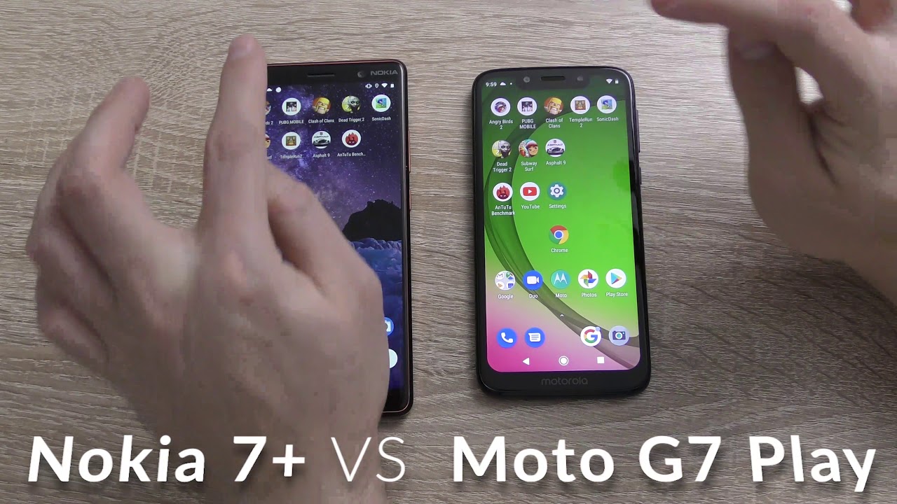 Nokia 7 Plus vs Motorola Moto G7 Play: Comparison - speed test and camera comparison