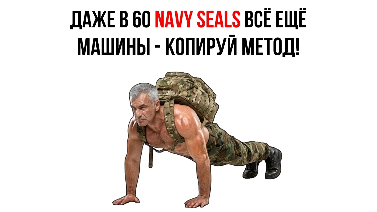 7 УПРАЖНЕНИЙ NAVY SEALS, ЧТОБЫ ОСТАВАТЬСЯ МАШИНОЙ СИЛЫ ДАЖЕ ПОСЛЕ 60