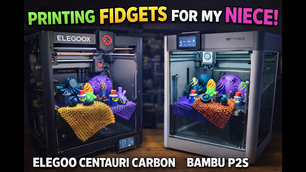 I 3D Printed the Ultimate Fidget Toys for My Niece