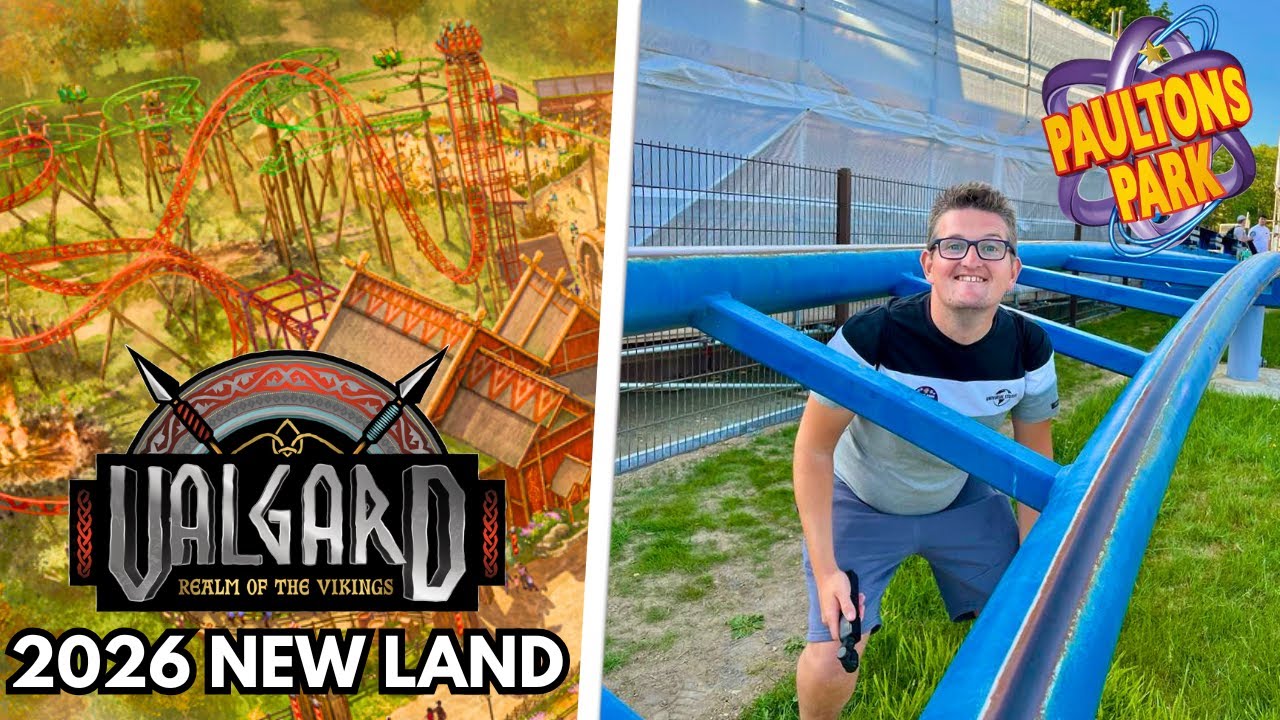 Представлены новые горки Paultons Park 2026 и закулисье!