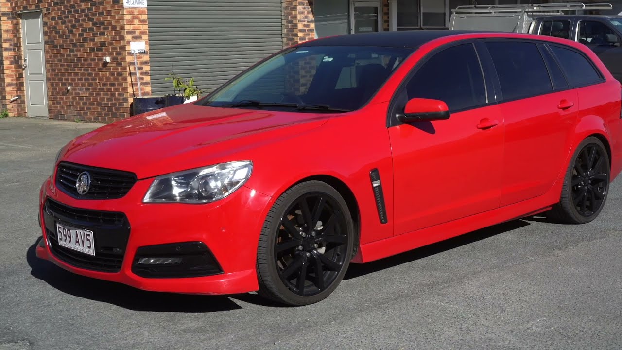 Installing an XForce 2.25 inch exhaust on a VF Commodore 2014 wagon