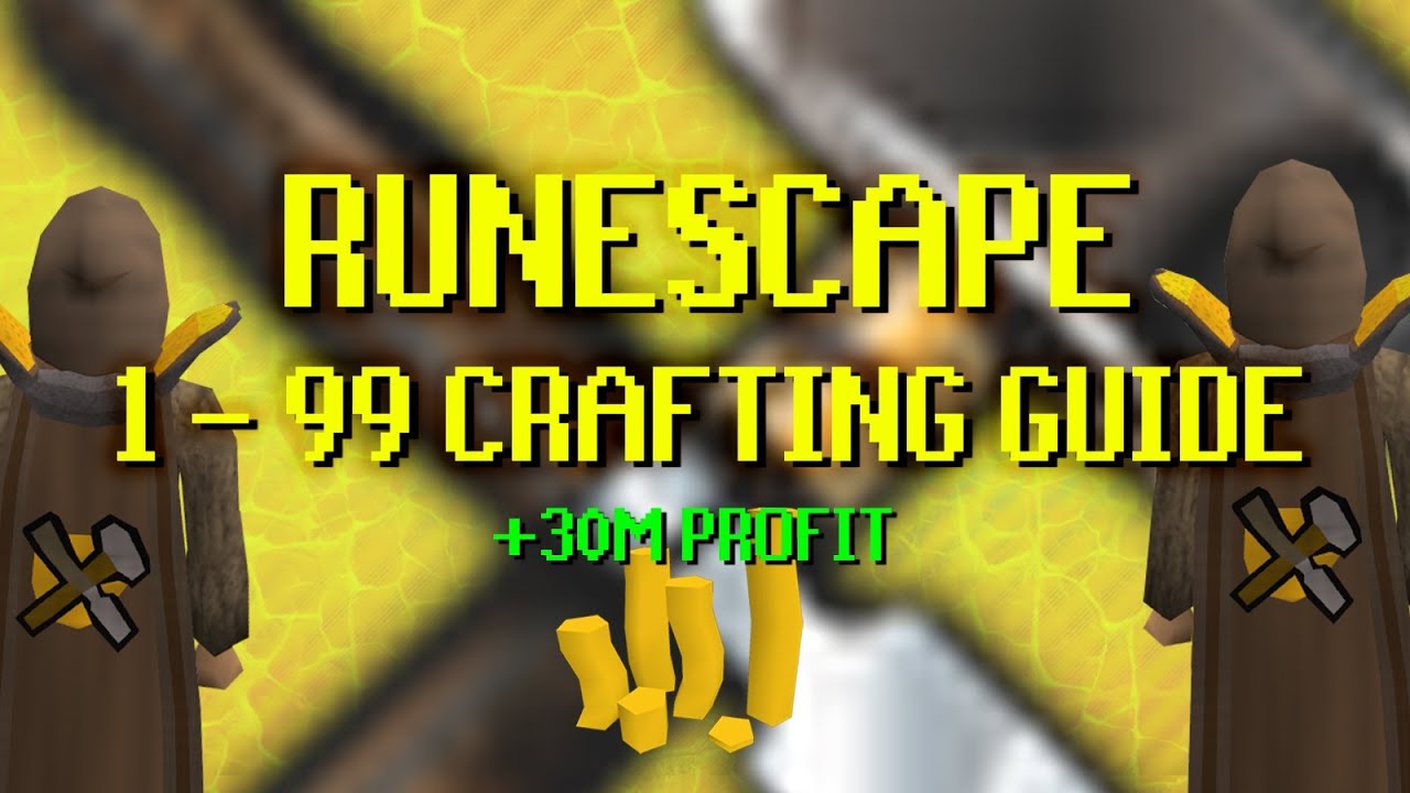 Runescape 1 - 99 Crafting Guide (The Cheapest F2P) +30M PROFIT | By Jeroen026