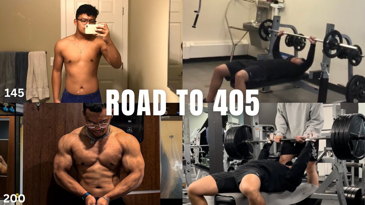 NATURAL BENCH PRESS TRANSFORMATION | 135-405 LBS