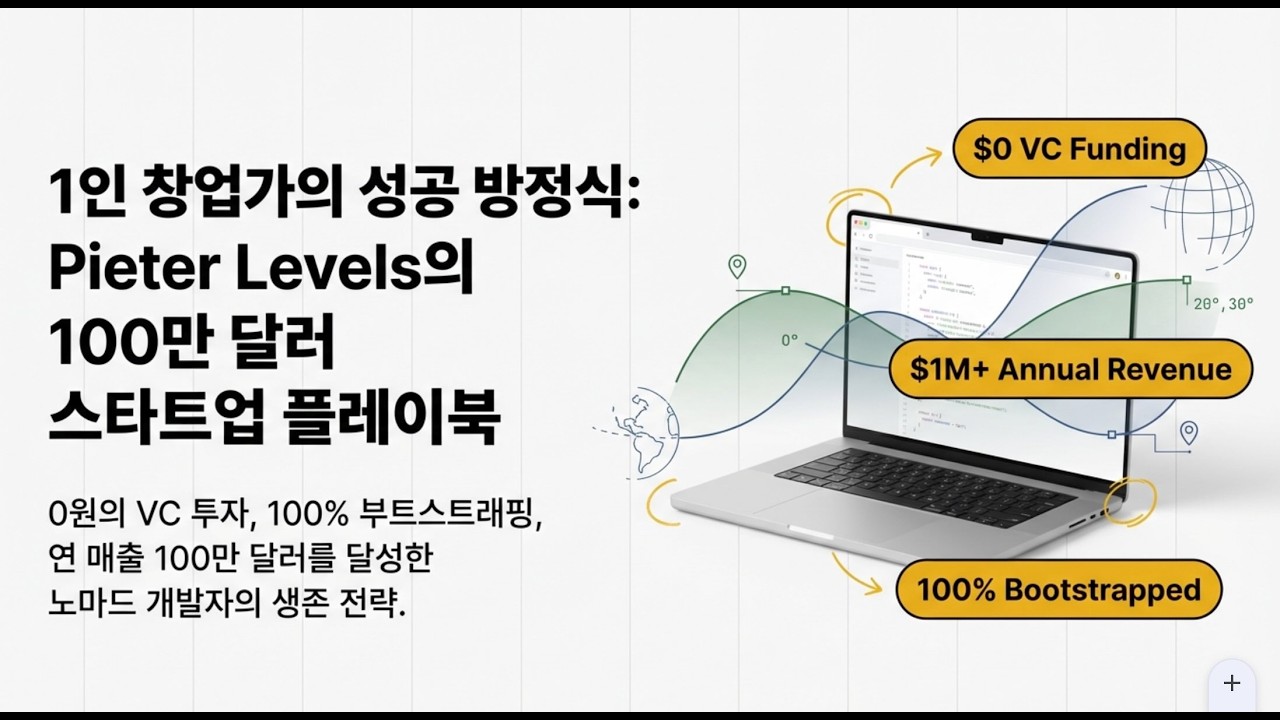 인디 해커  피터 레벨스 - 투자나 대규모 팀 없이 독립적으로 40개 이상의 스타트업을 구축하고 운영해 온 1인 개발자이자 창업가