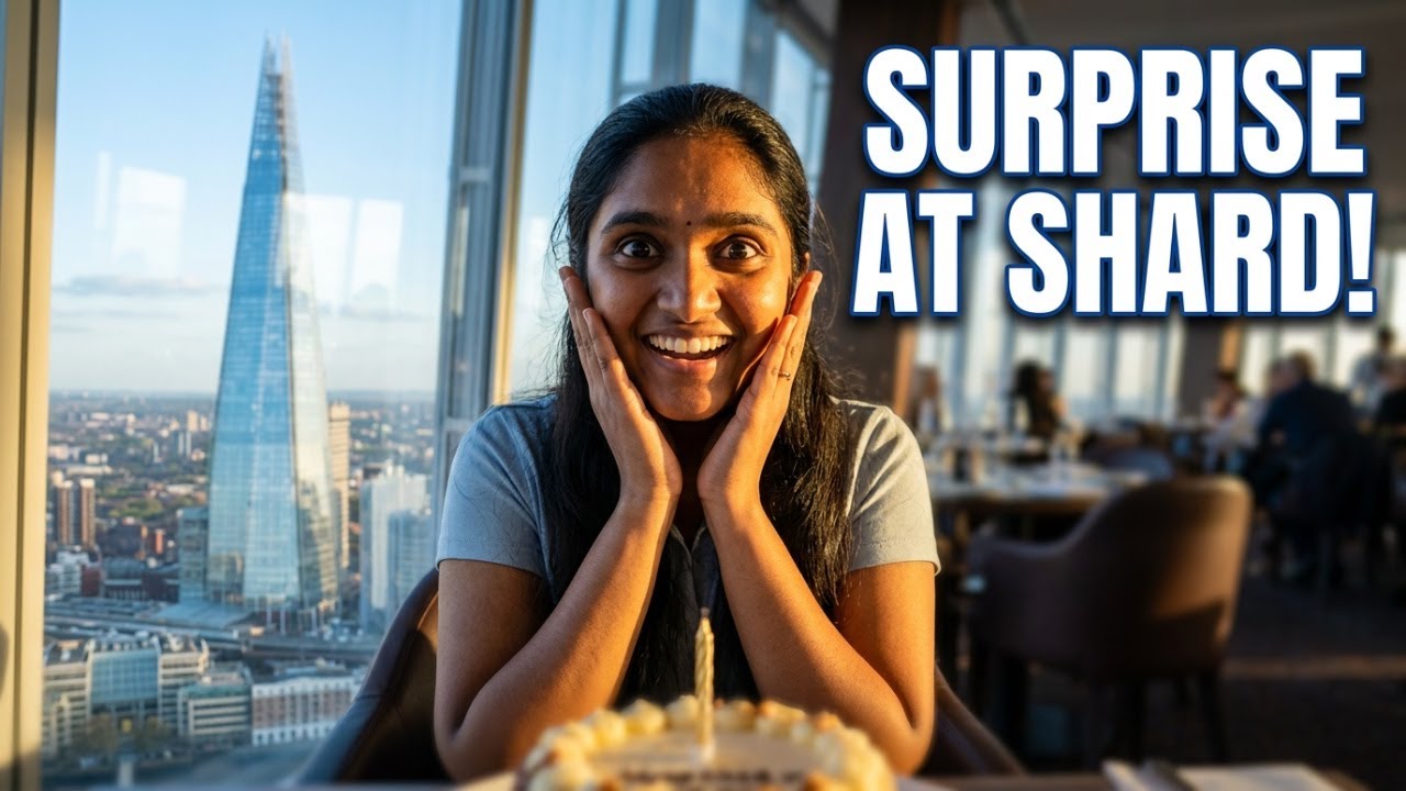 Surprise Wife's Birthday Brunch at SHARD- SHARDలో ఆశ్చర్యకరమైన భార్య పుట్టినరోజు బ్రంచ్-