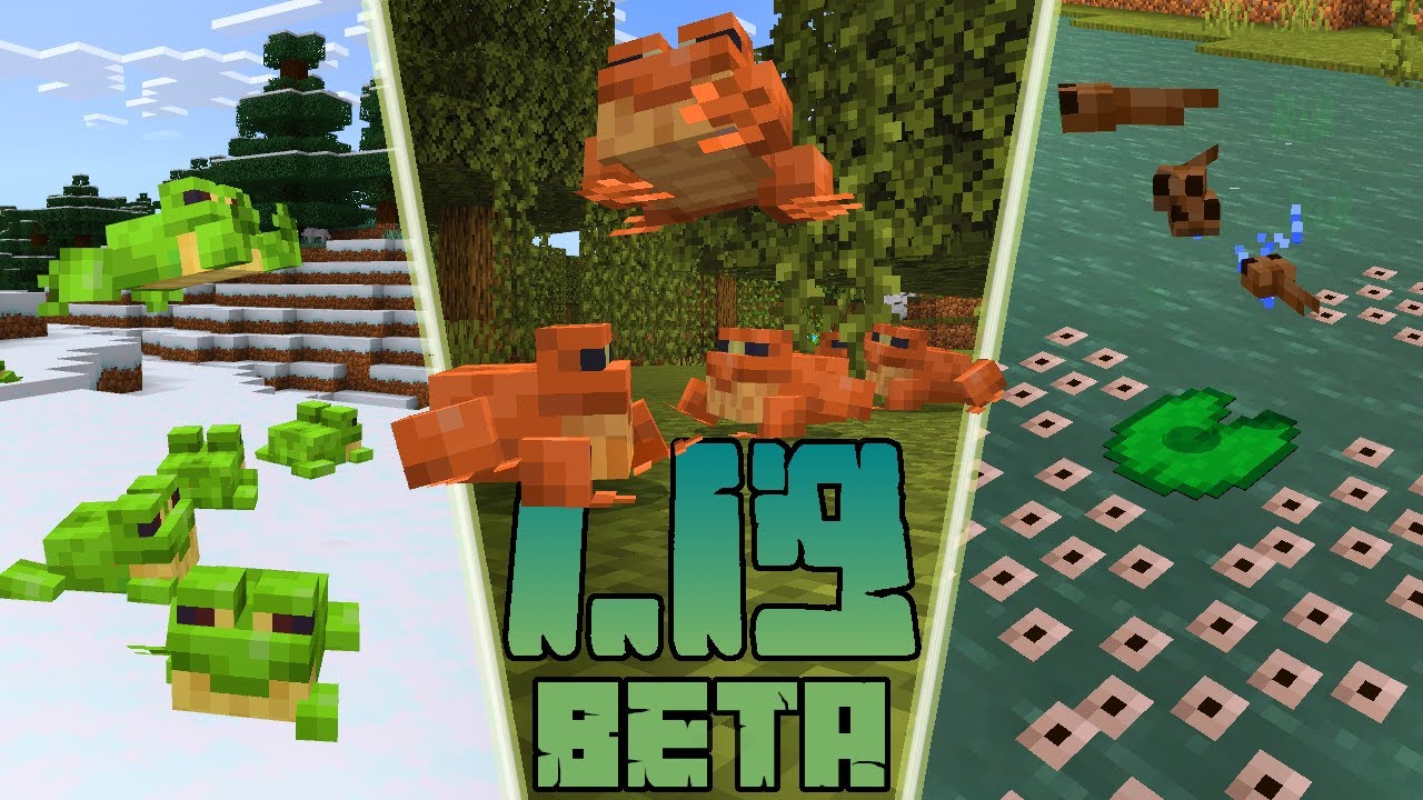 Minecraft 1.19: [BETA] CO NOWEGO?  🐸 ŻABY🐸   KIJANKI!   ŻABI SKRZEK!