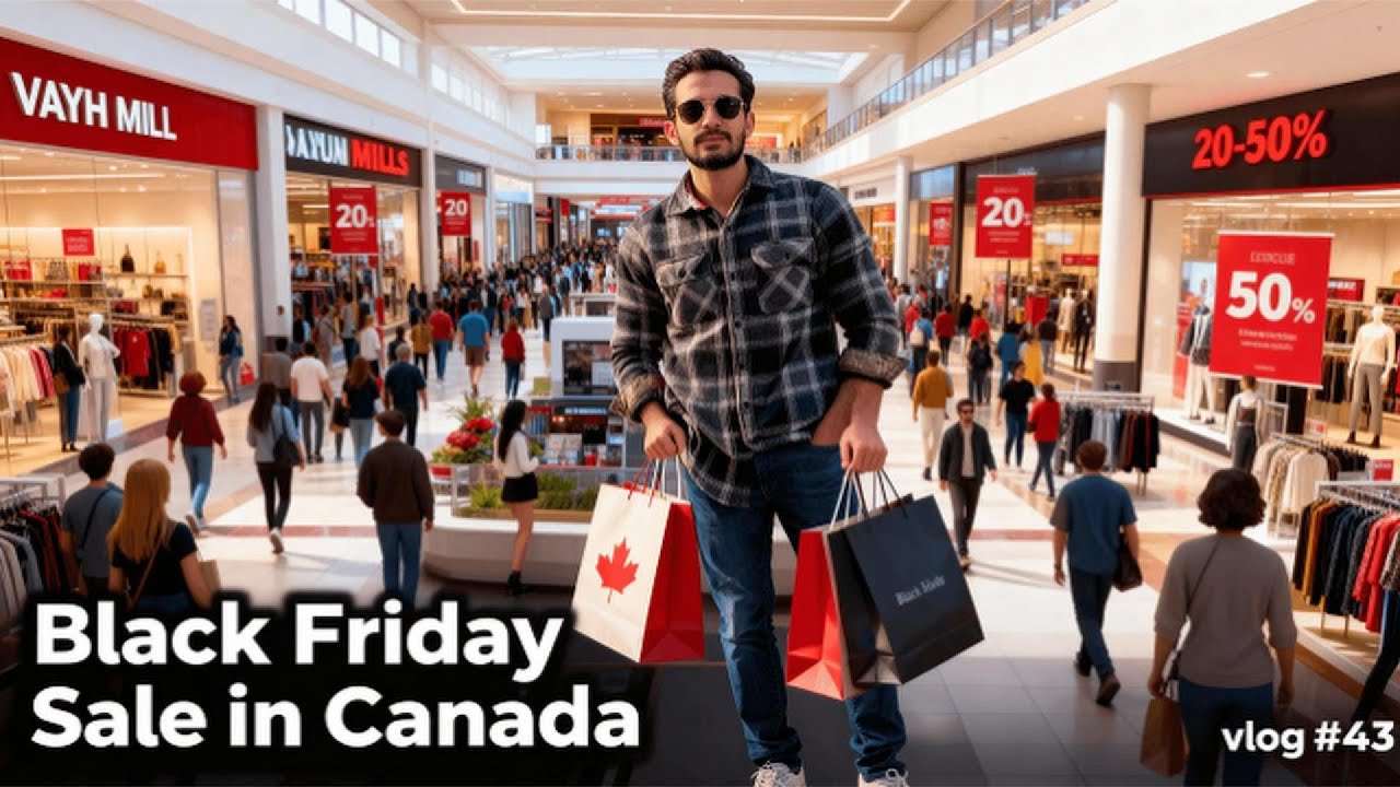 Black Friday in Canada 2025 – Vaughan Mills Mall Shopping Spree | Hyderabadi in Canada 🍁