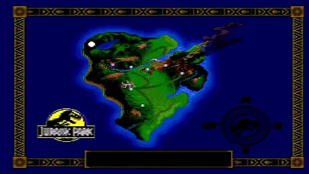 Jurassic Park (1993) - Sega Genesis - 2 Hour Gameplay 2 Minute Review
