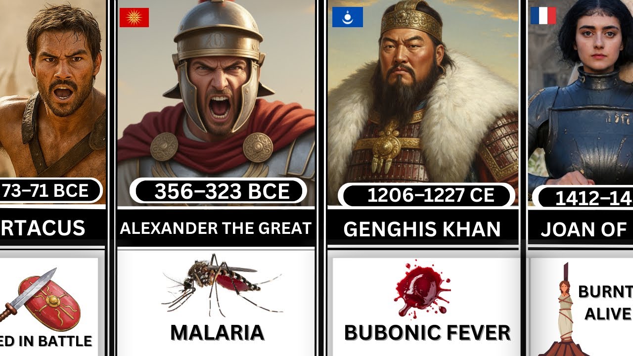 Legendary Warriors and How They Died 