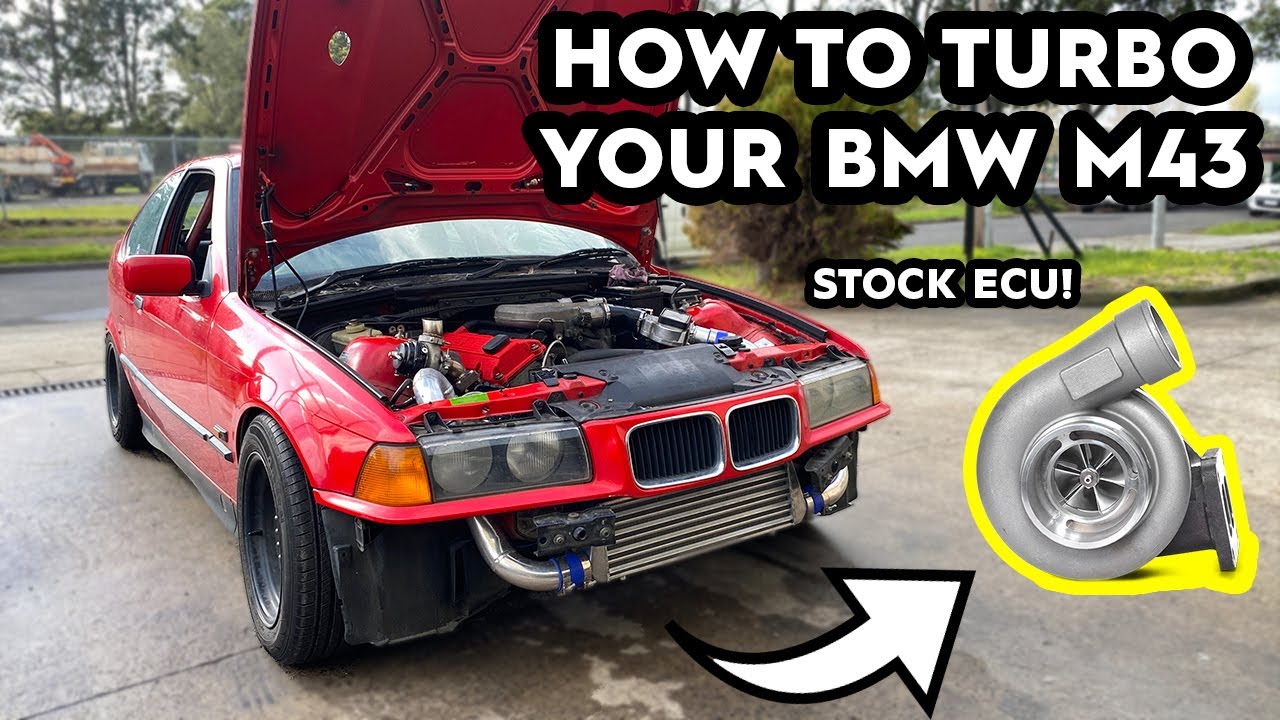 How To TURBO Your BMW M43 PT: 1 (STOCK ECU) 316i, 318i
