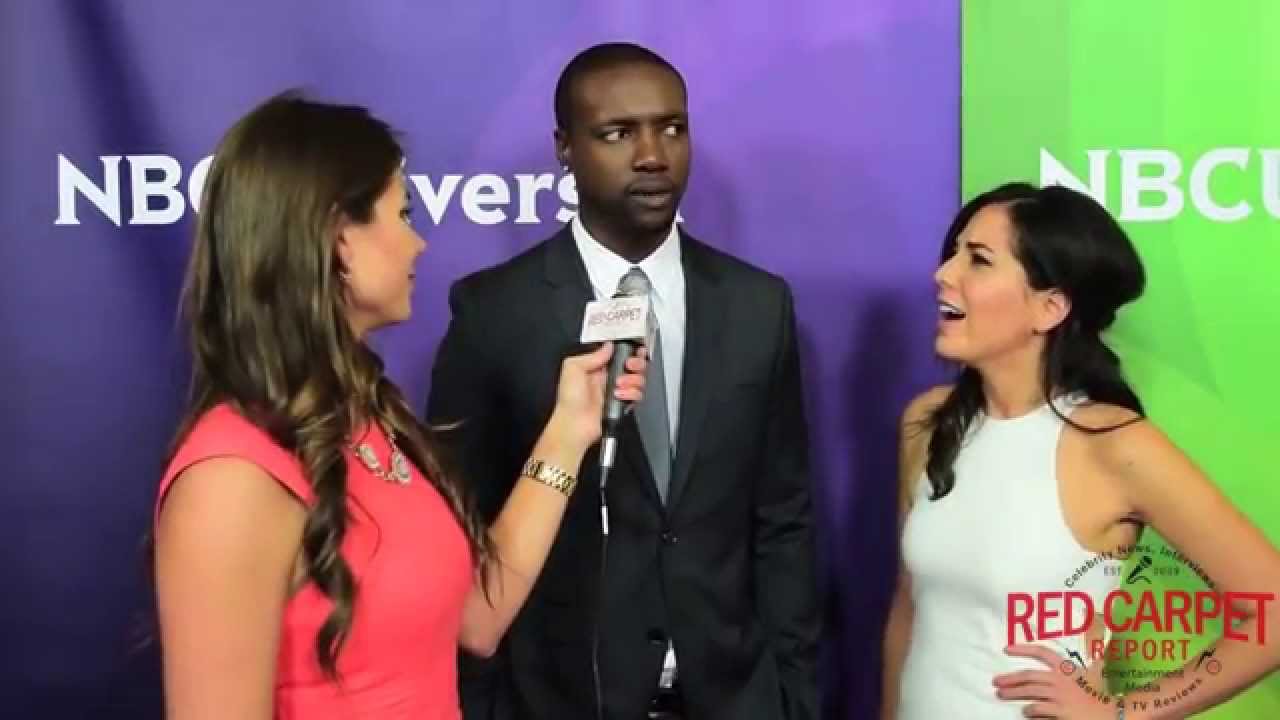 Rob Brown & Audrey Esparza #NBCBlindspot at NBCUniversal’s Summer 2015 Press Tour #TCA15