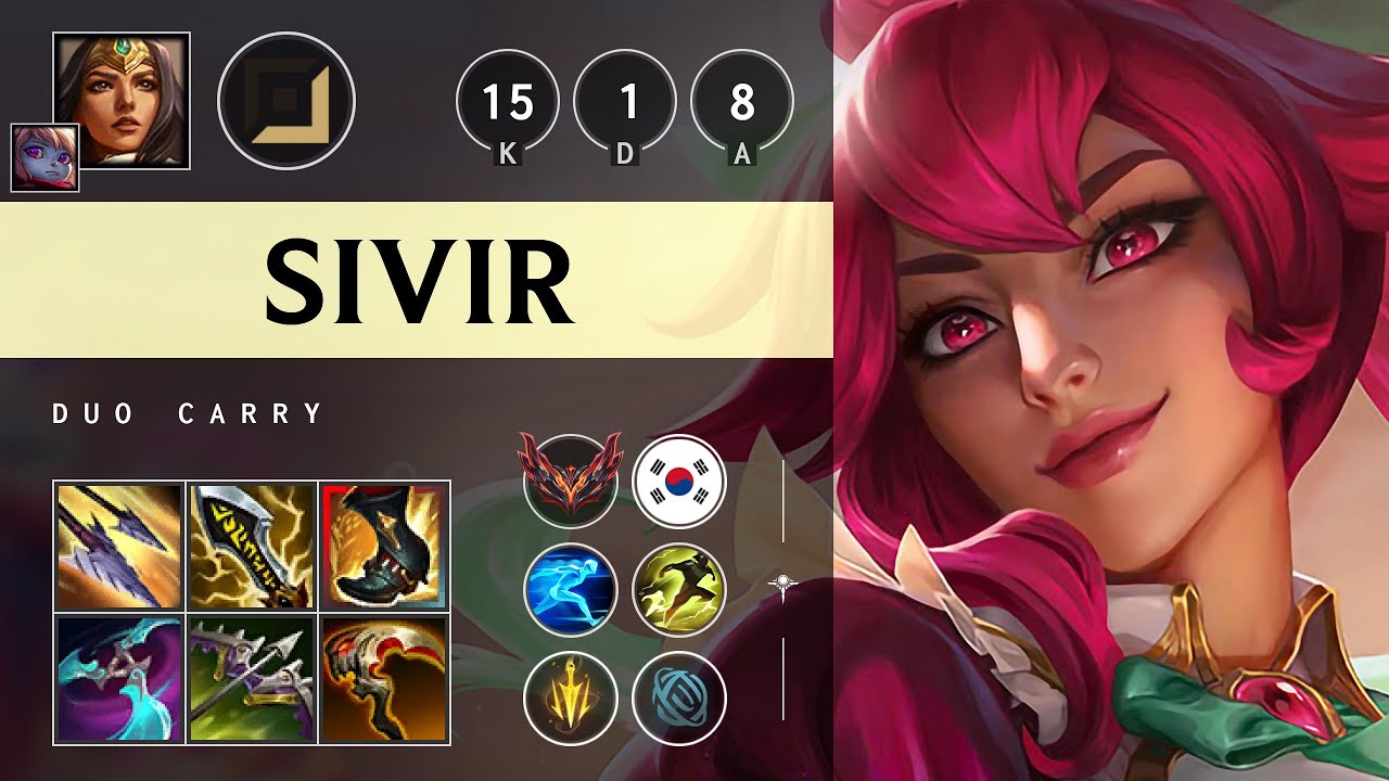 Sivir ADC vs Mel - KR Grandmaster Patch 25.12