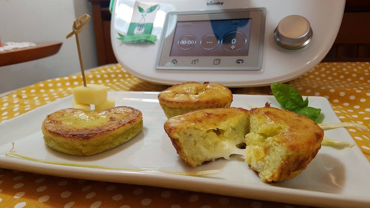 Sformatini di zucchine e fontina per bimby TM7 TM6 TM5 TM31